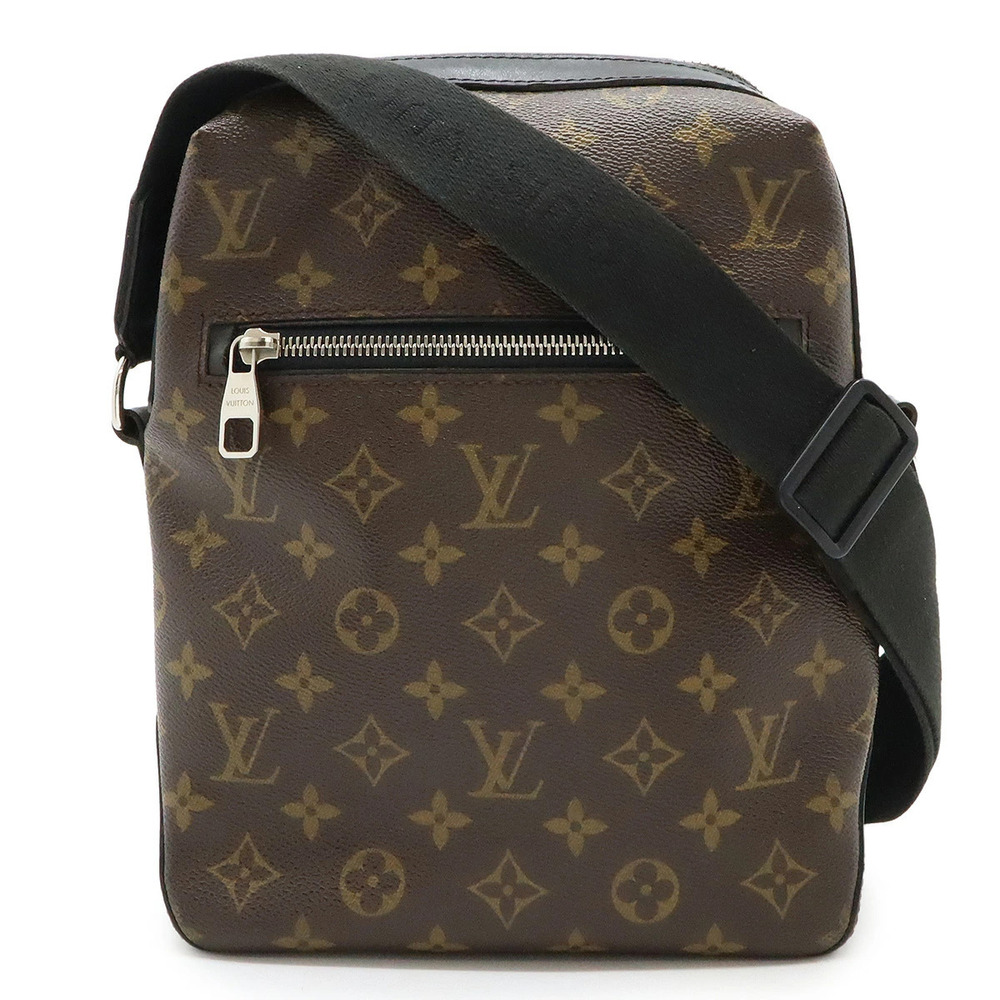 LOUIS VUITTON Monogram Macassar Brown Torres Crossbody Bag Leather